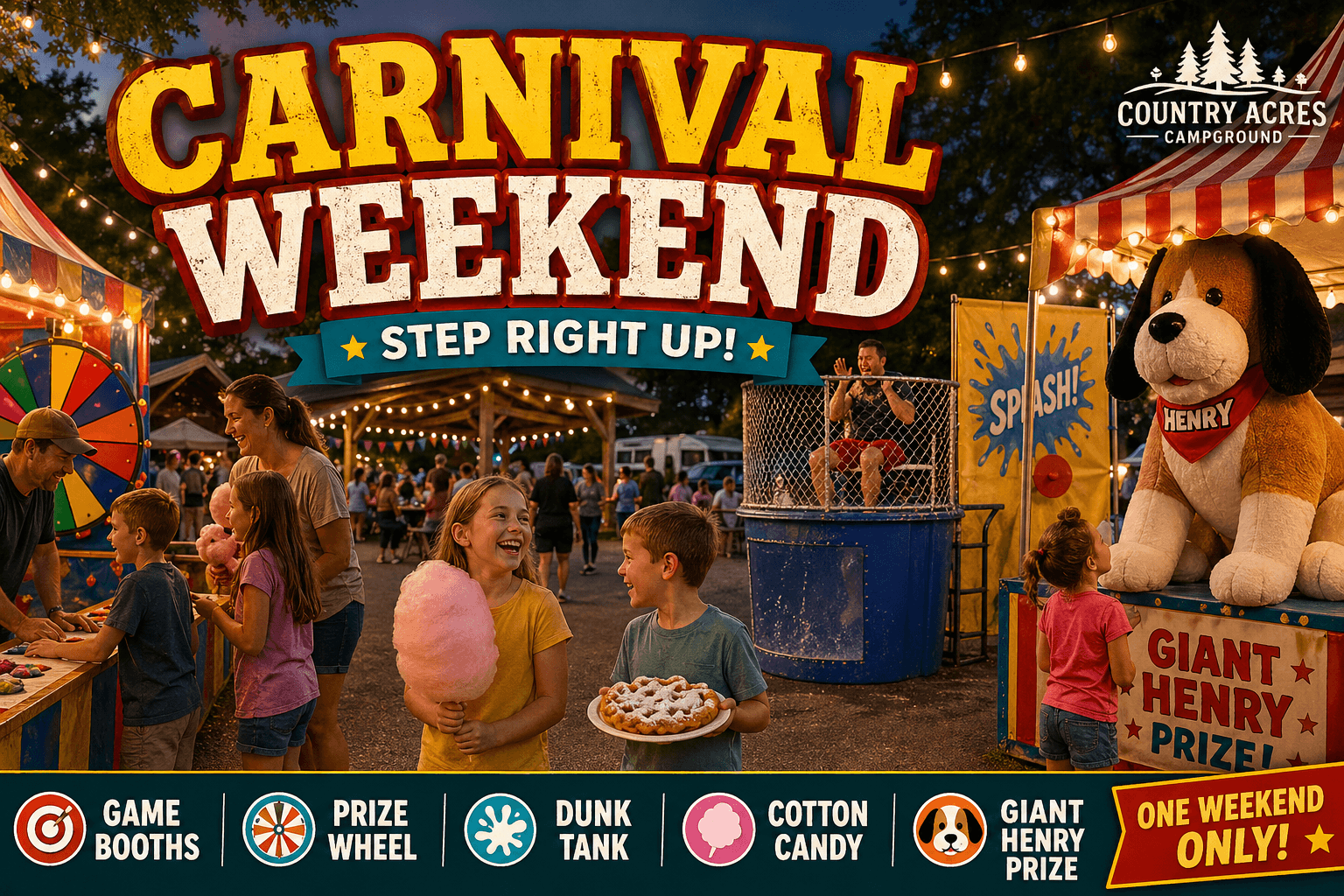 Country Acres Carnival Weekend, Sept 11–13