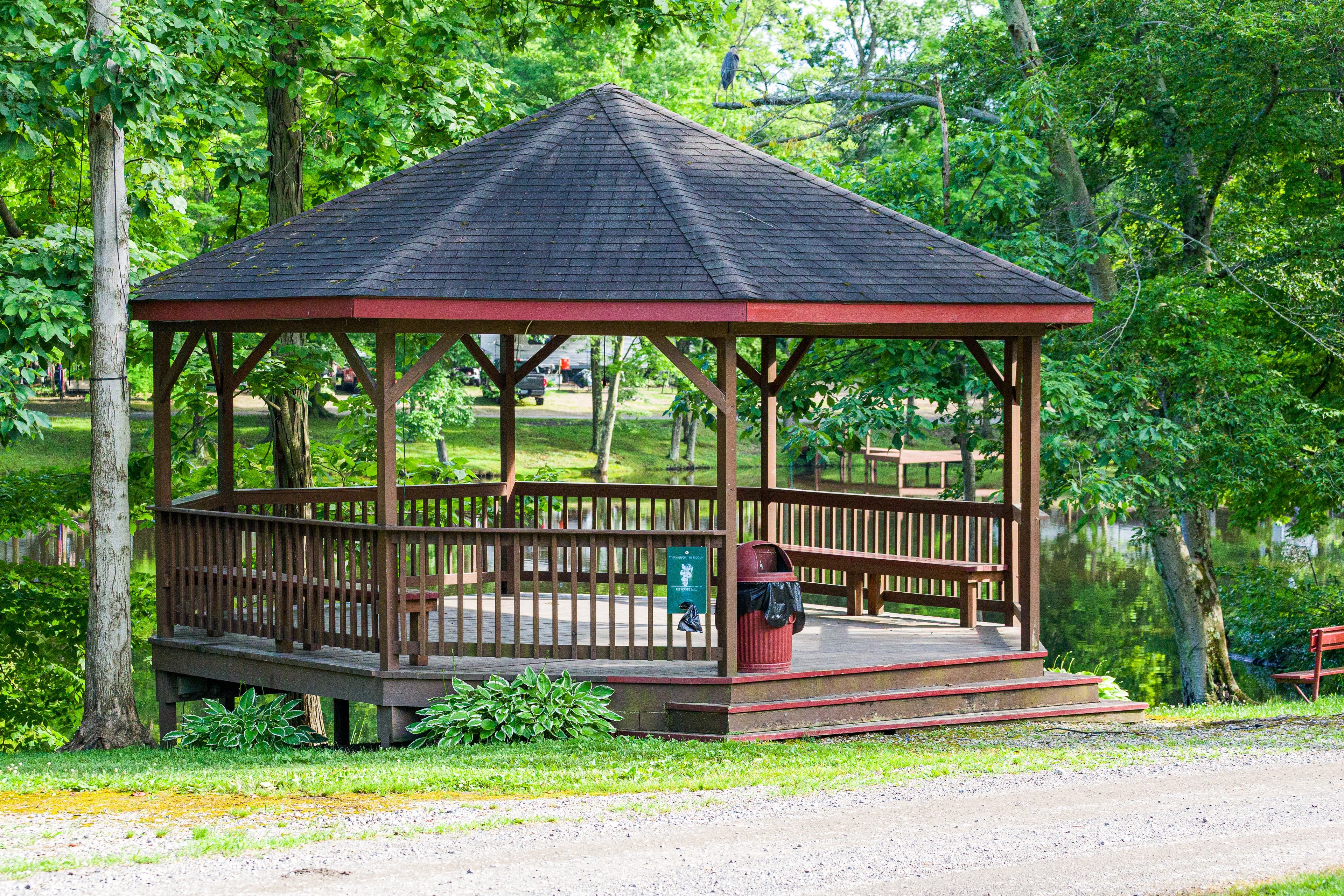 Gazebo at the campground