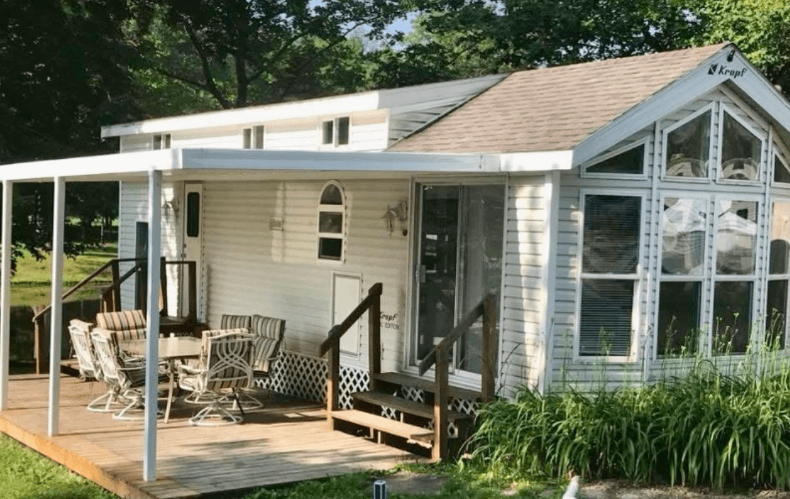 Rental trailer at Country Acres