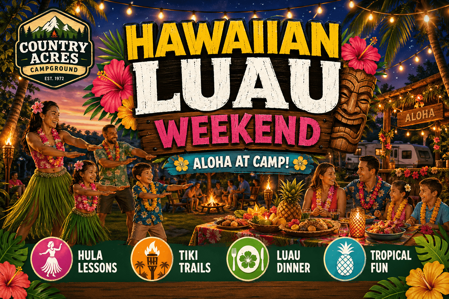Hawaiian Luau Weekend