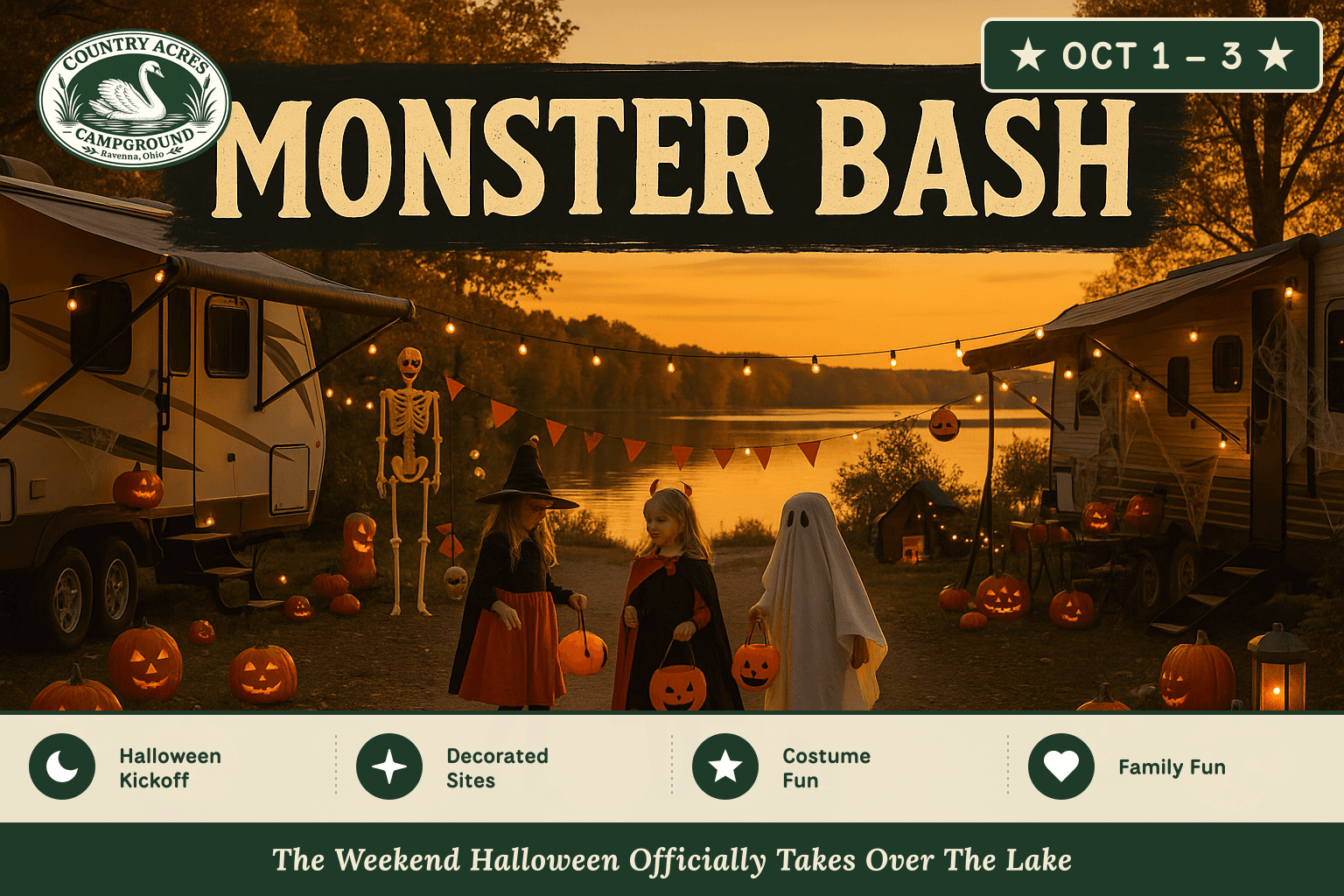 Monster Bash — Oct 1 – 3, Country Acres Campground 2027